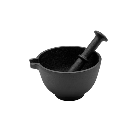 Mortero Hierro Fundido La Creole 16cm Premium Asado Cocina