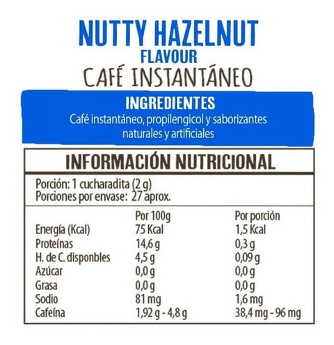 Café Beanies Coffee Instantaneo Liofizado Nutty Hazelnut