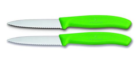 Cuchillos Verdura Dentado Verde Victorinox 6.7636.l114b
