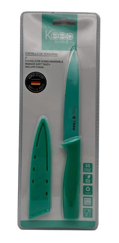 Cuchillo Multiuso Keep Con Funda Soft Touch Cocina