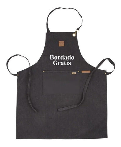 Delantal De Cocina Wayu Parrilla Asado + Bordado Gratis