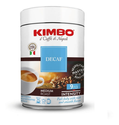 Café Molido Italiano Kimbo 250grs Bolsa Premium Variedades