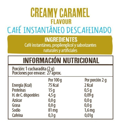 Café Beanies Descafeinado Creamy Caramel Liofilizado